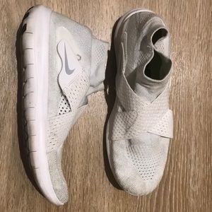 White High Top Nike Frees